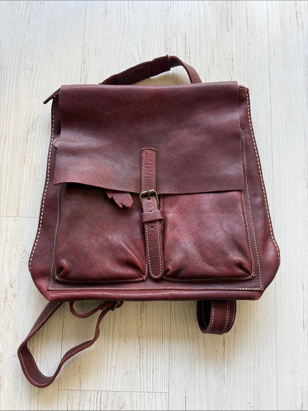Rare Burgundy Roots 3 Way Backpack